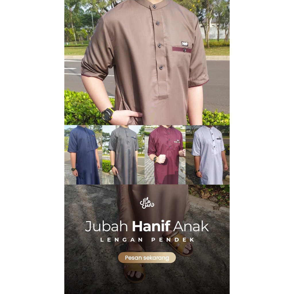 Jubah Anak Gamis Anak Pria Model Hanif Premium