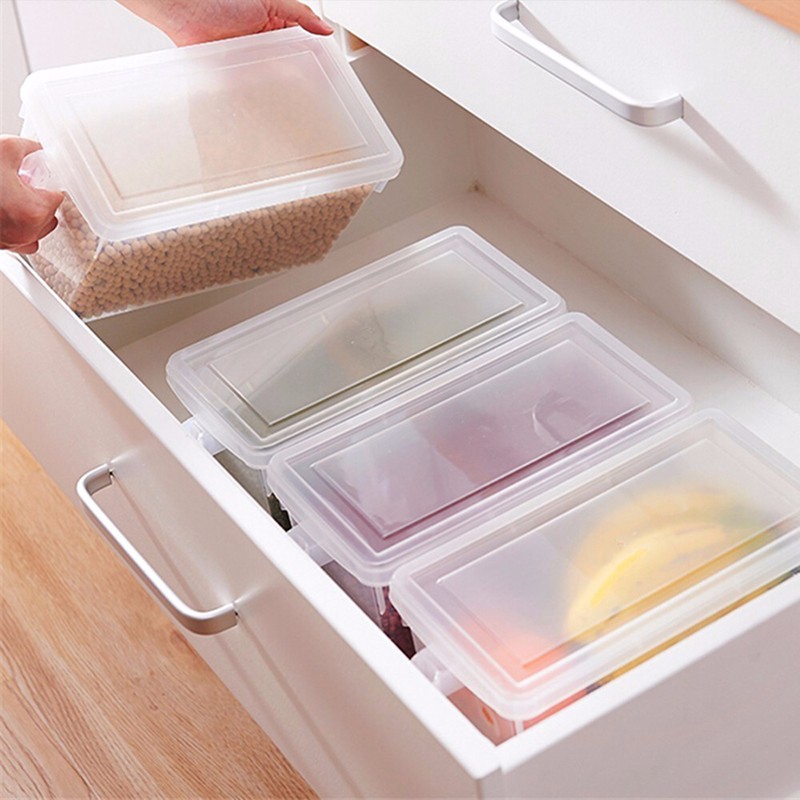 Kitchen Storage Box Home Organizer Refrigerator Storage Boxes Shopee Indonesia