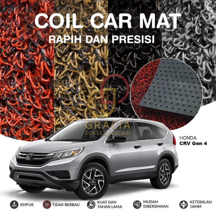 KARPET MOBIL PREMIUM HONDA CRV GEN 4 MIE BIHUN 2 WARNA