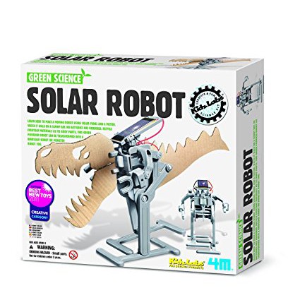 Green Science Solar Robot mengajarkan cara membuat robot bergerak dari panel surya dan motor