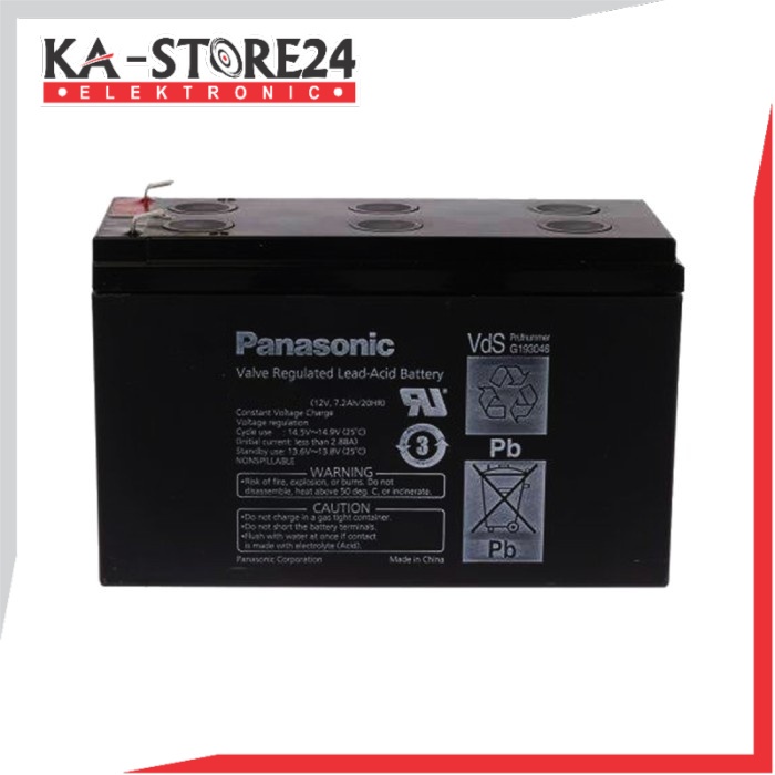 Batrai UPS 12v 7.2A Panasonic