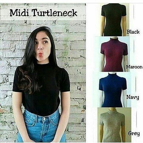Pusat & Grosir Baju Rajut Korea | Midi Turtleneck