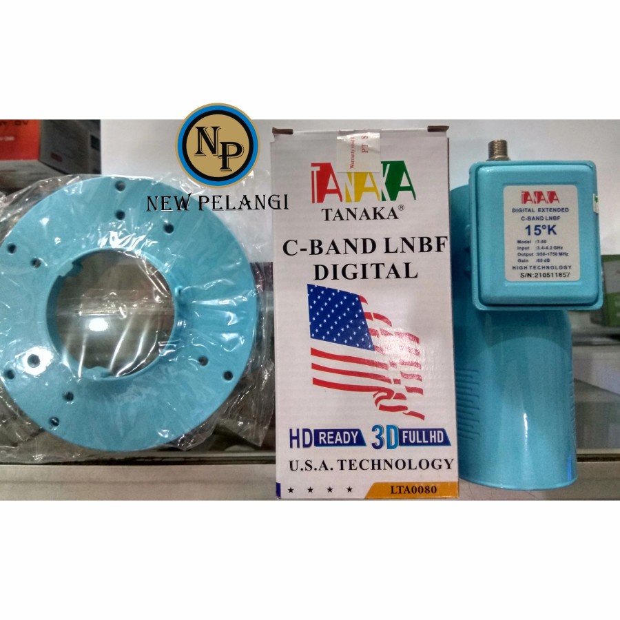 LNB C-BandTanaka T-80 Single. 15k. + Scalar Ring