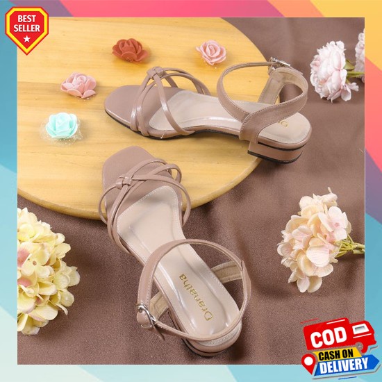 Sepatu Wanita High Heels Tinggi 7Cm Sepatu Hak Tahu Ml17 Sepatu Pesta Murah Sepatu Haihil Terbaru (K