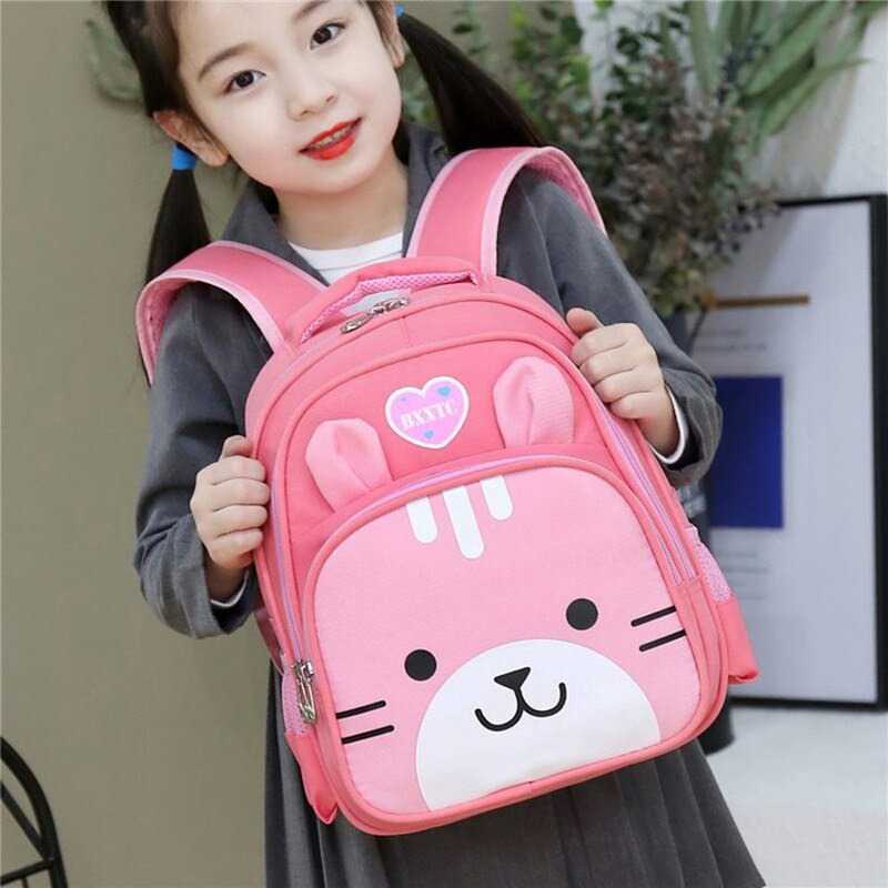 Tas Ransel Sekolah Anak Kartun Beruang Lucu 3D - AD8745