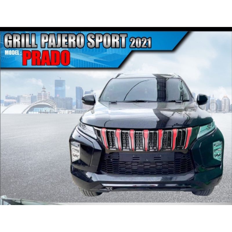 grill depan grill model apollo pajero sport 2021