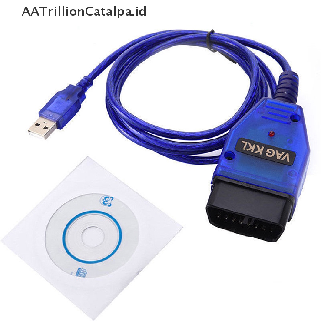 Aatrillioncatalpa Kabel USB KKL VAG-COM 409.1 OBD2 OBD VCDS VW / Audi / Seat A +