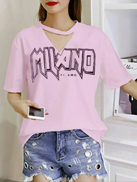 Kaos MILANO / 3 warna bahan Babyterry tebal