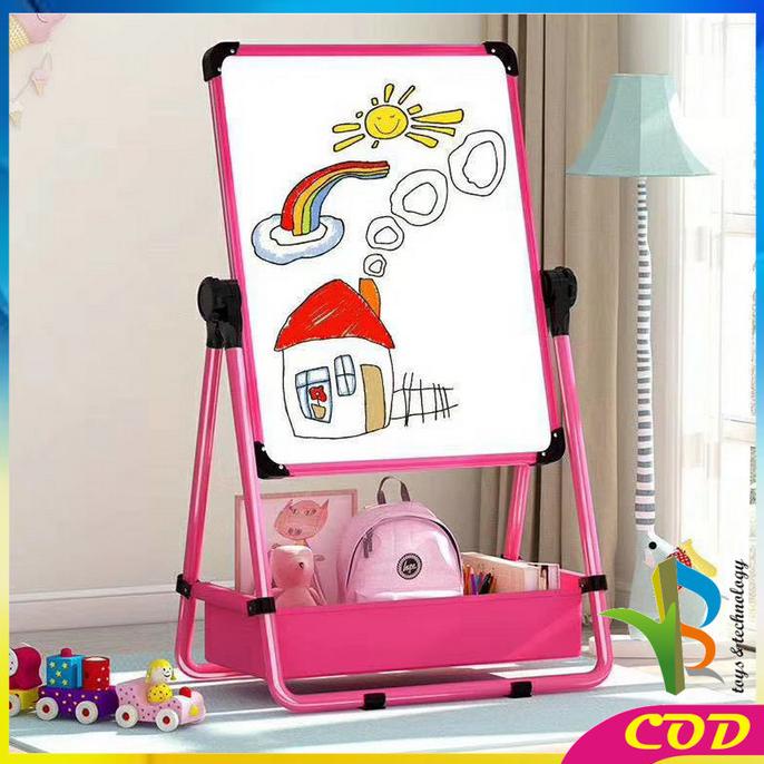 

Rb-M133 Papan Tulis Anak Magnetic Multifungsi +Keranjang Drawing Board