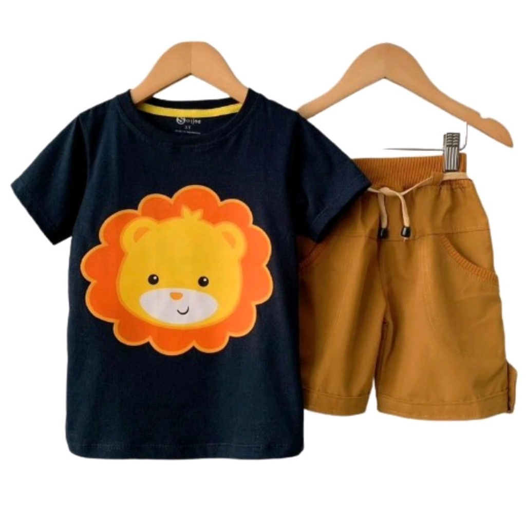 SETELAN BAJU ANAK BAYI MOTIF LION BUNGA CROOS KIDS SIZE 1-5 TAHUN BAHAN KATUN LEMBUT NYAMAN DIAPAKAI/ SETELAN BAJU ANAK BAYI LAKI LAKI/ SETELAN BAJU ANAK BAYI PEREMPUAN/ SETELAN BAJU ANAK BAYI COWO/ SETELAN BAJU ANAK BAYI CEWE MOTIF LION SINGA BUNGA