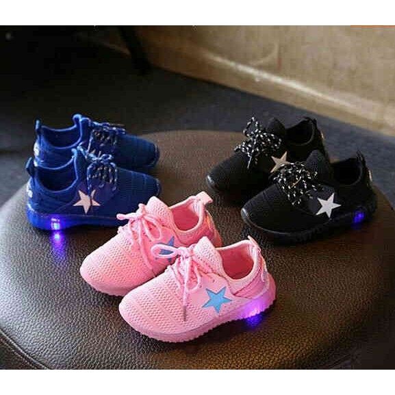 STAR COLOUR Sepatu  sneakers Anak  Laki  Laki  Perempuan 