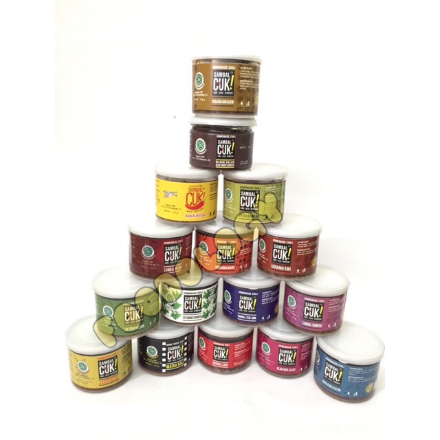 

Sambal Cuk Surabaya Cabe Uleg Kemasan Lengkap 14 Varian Sambal