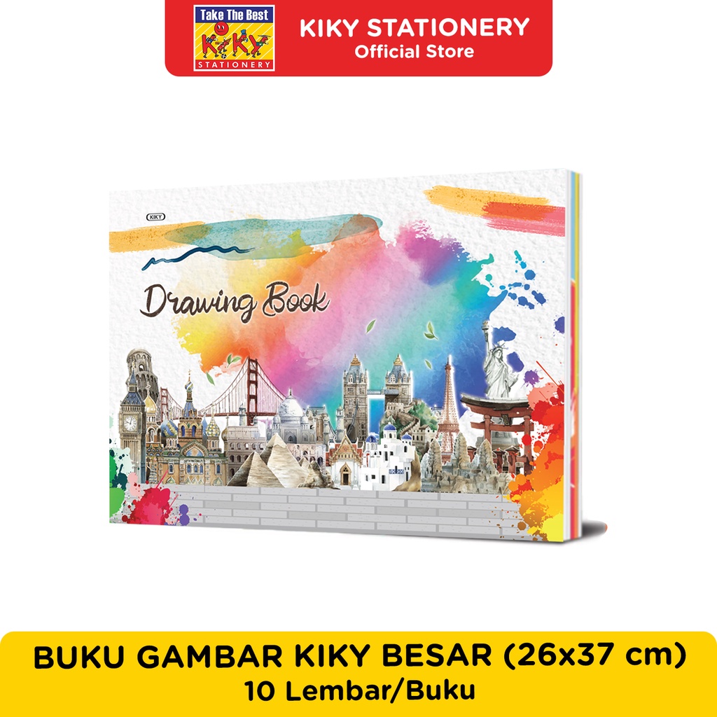 

KIKY Buku Gambar Besar (Uk. 26 x 37 cm) - 1 Buku