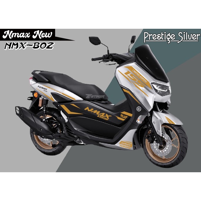 CUTTING STIKER NMAX PRESTIGE SILVER CODE NMX-B02 | STIKER NEW NMAX 155 MURAH