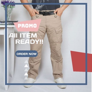 Promo Celana Outdoor tactical celana kargo untuk aktivitas lapangan ready pengiriman instan