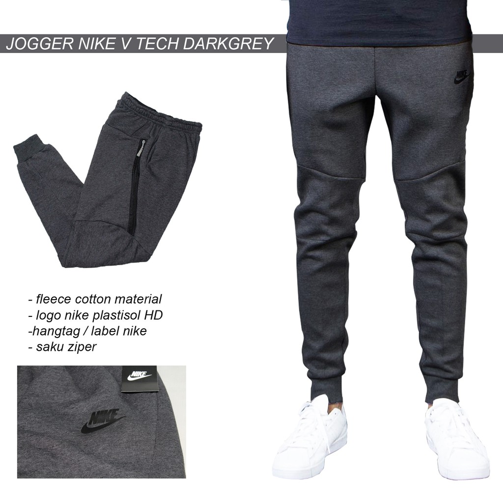  CELANA  JOGGER  NIKE V TECH DARKGREY GRADE ORI  Shopee 