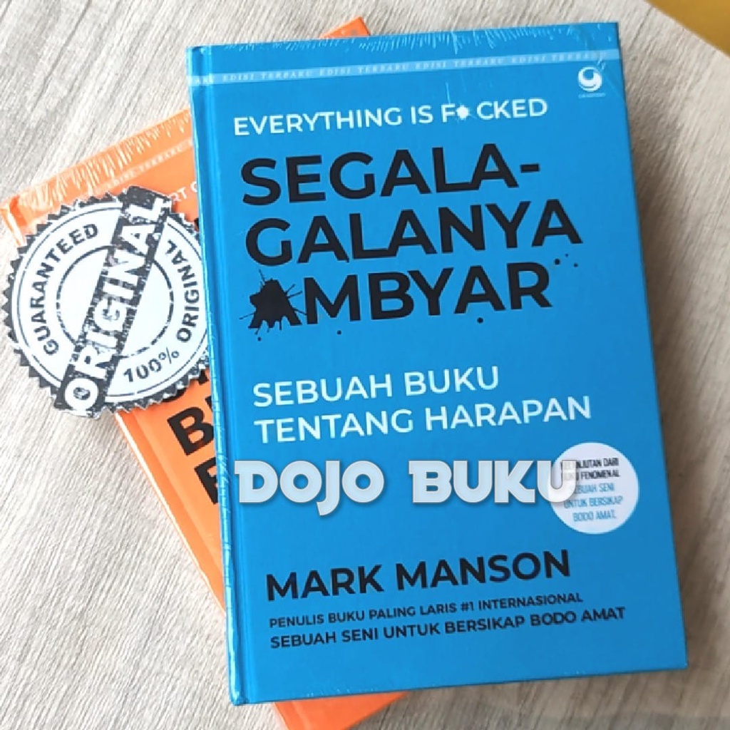 Buku Segala-Galanya Ambyar HARD COVER by Mark Manson