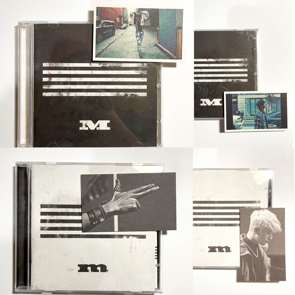 Bigbang MADE Album M version with GD Gdragon SR Daesung Photocard