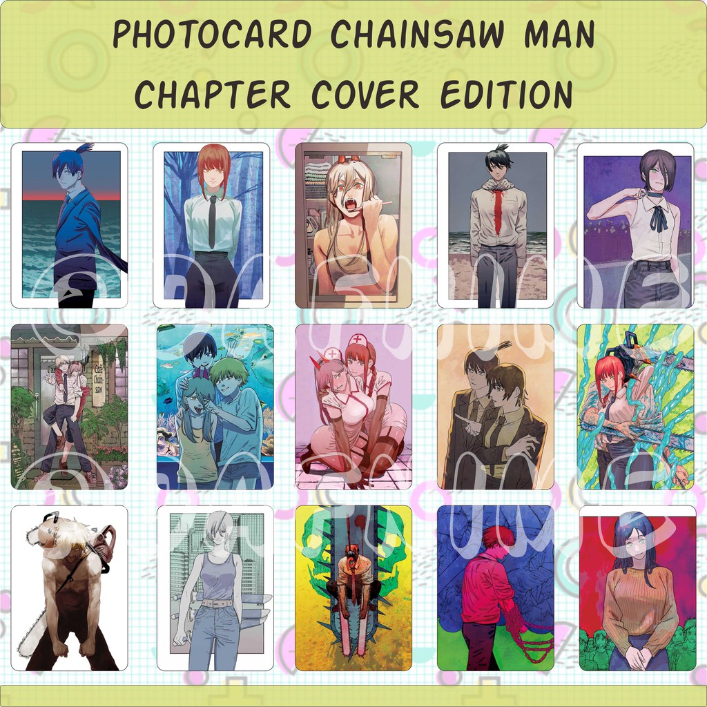 CHAINSAW MAN CHAPTER COVER EDITION PHOTOCARD ANIME