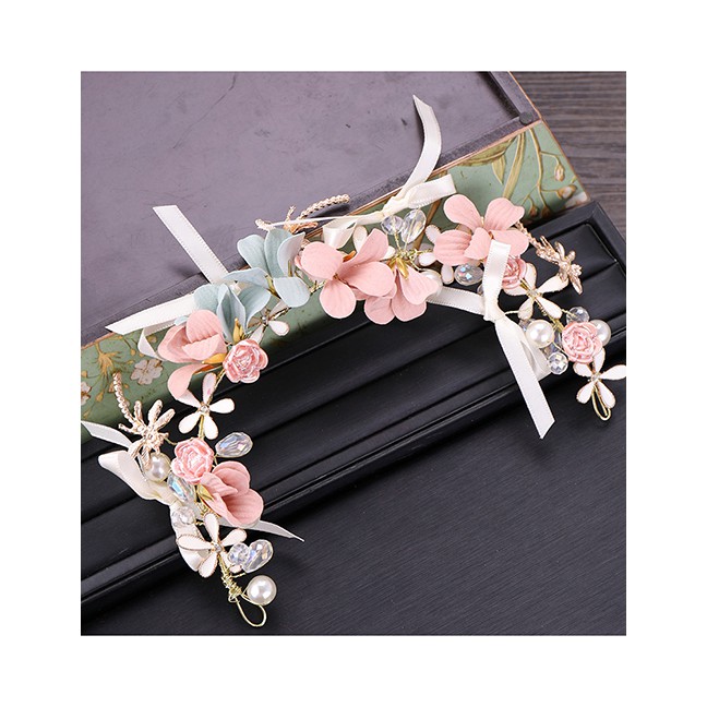 LRC Aksesoris Rambut Fashion Multi-color Flower Shape Decorated Hair Accessories