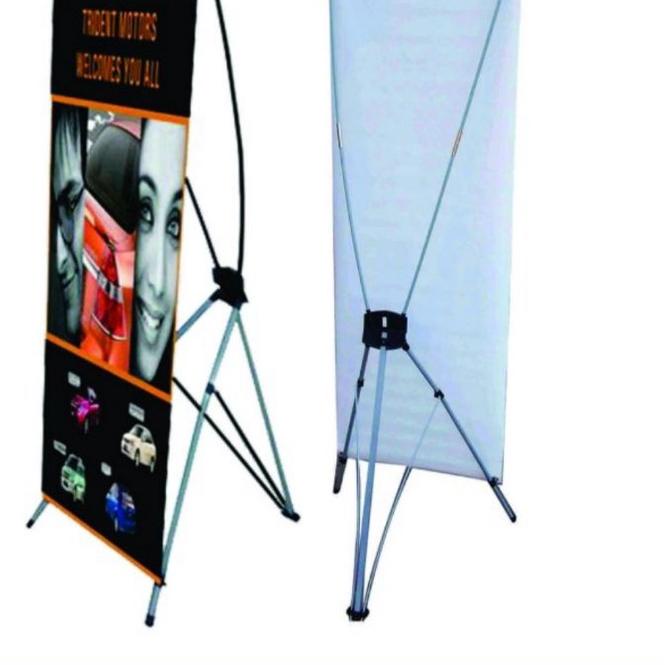 Standing Tiang Rangka Stand Y Banner Benner Bener Alumunium 60x160 Display