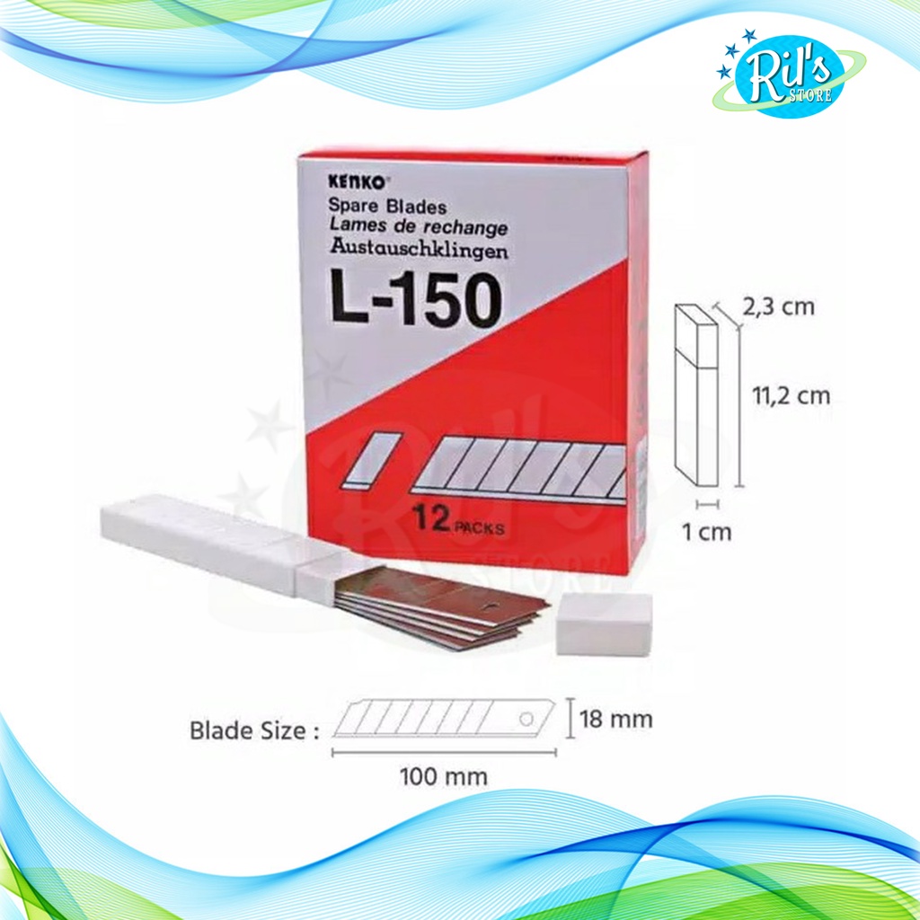 

Isi Cutter Besar Kenko L-150 / Refill Spare Blade L150