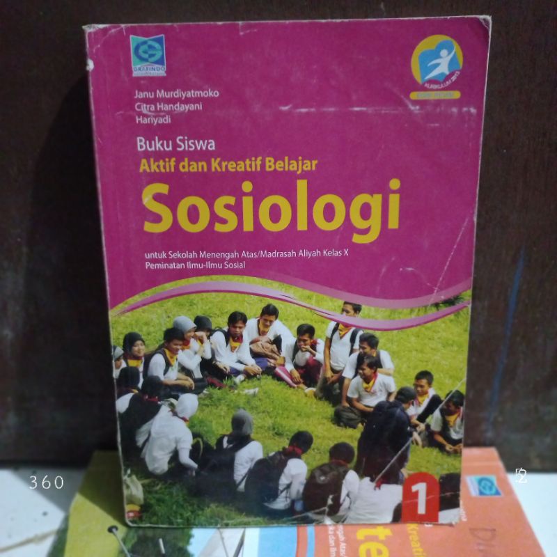 BUKU BEKAS SOSIOLOGI SMA Kelas 1 grafindo