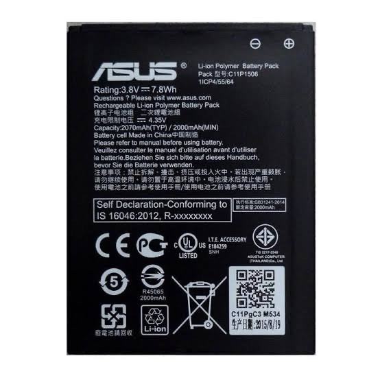 BOS - Battery HP Asus ZC500TG / C11P1506 / Zenfone Go 5.0 Inch  | Batre BT Baterai