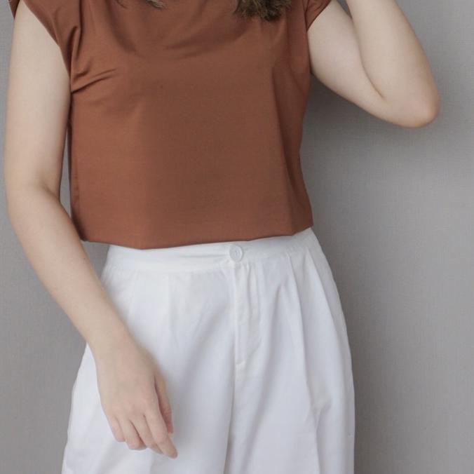 ➺ MSMO Crop Padded Top / Atasan Wanita / Blouse Wanita / Kaos Wanita / Top Wanita ➪