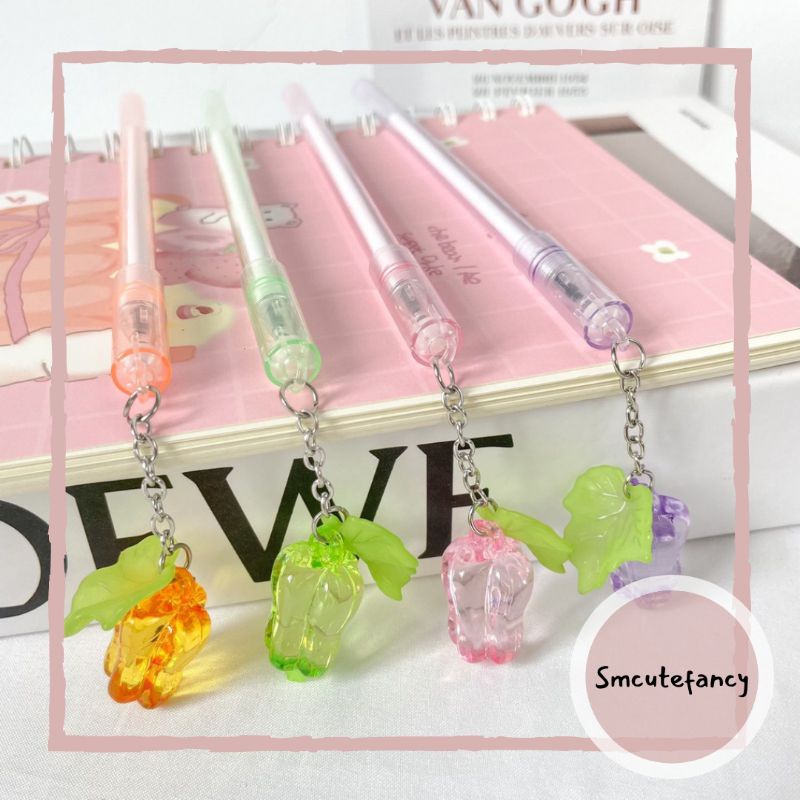 

Pen Gel Gantungan Paprika Daun Warna Lucu Unik