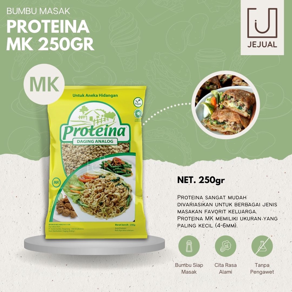 

DAGING NABATI Proteina MK 250gr Protein Dari Jamur Vegetarian/Vege/Vegan Halal Lezat Enak 250 gram