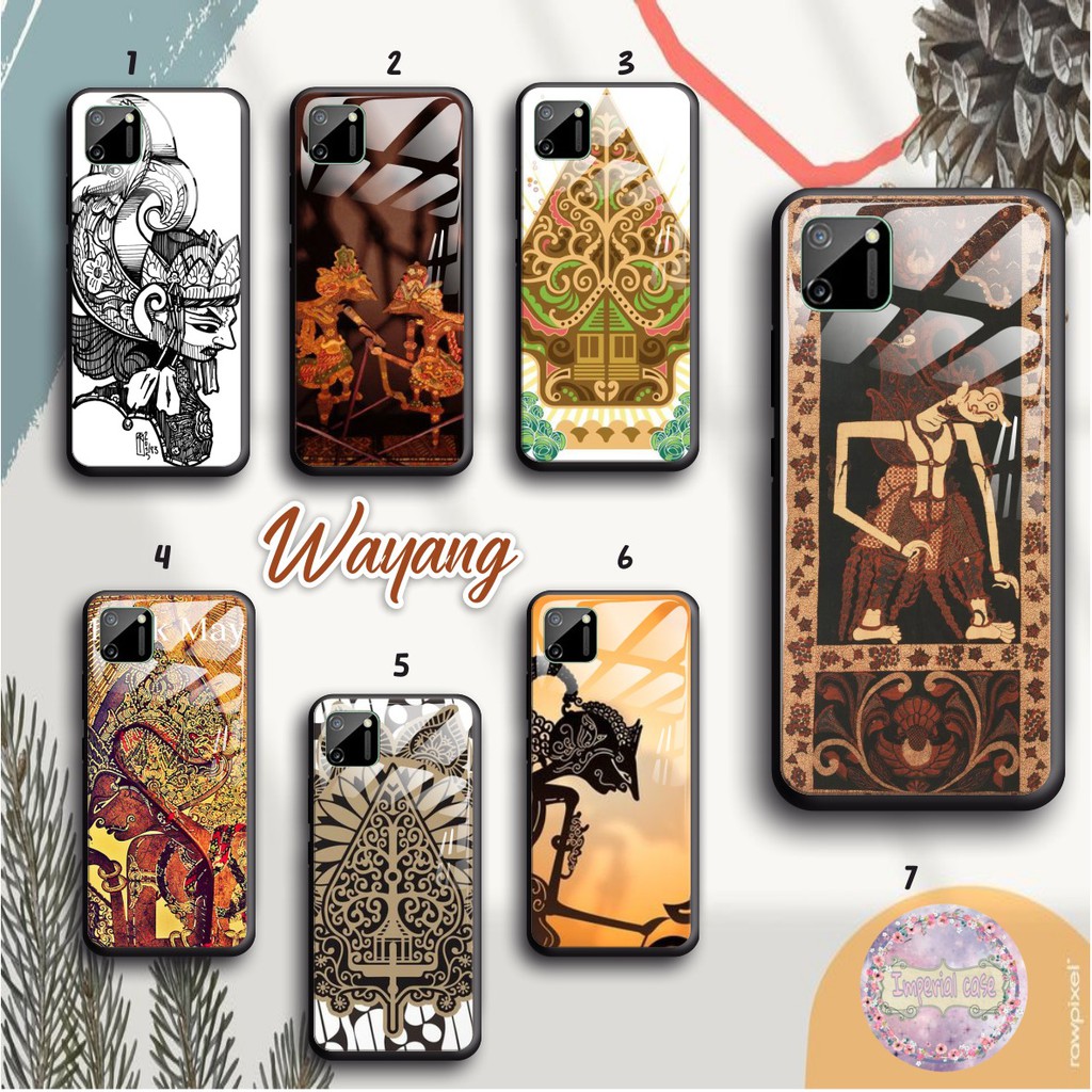 SOFTCASE BACK CASE GLASS KACA WAYANG OPPO A1K A3S A5S A7 A12 A11K A5 a9 A11X A15 A31 IC3162