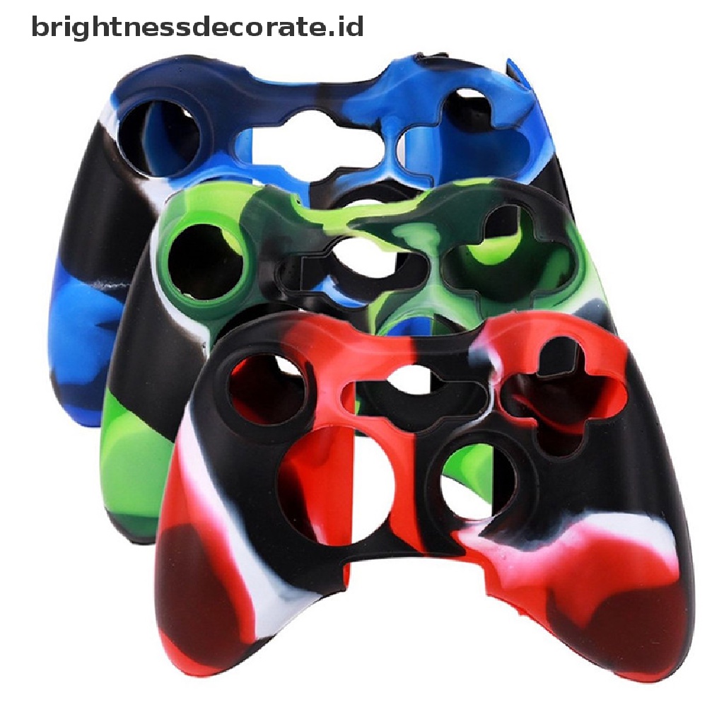 [birth] Wireless Controller For XBOX 360 Silicone Rubber Protective Skin Shell Case [ID]