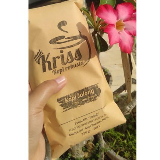 

Kopi JOLLONG - ROBUSTA 250gr - BUBUK MEDIUM - Kopi Mak Kriss