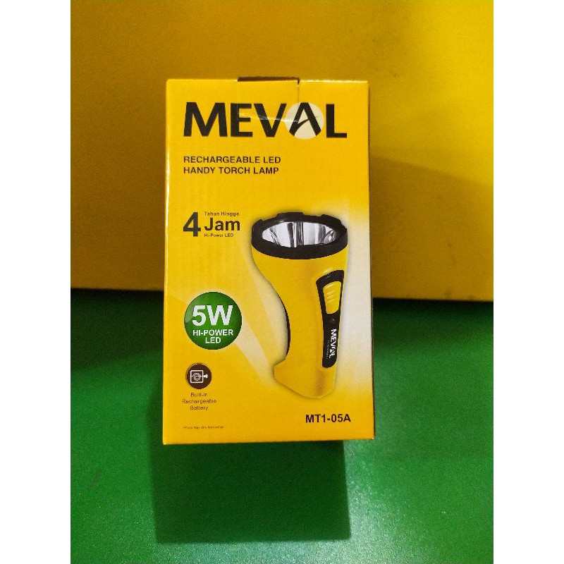 MEVAL Senter LED 5W Senter Tangan