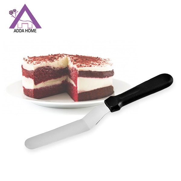 Adda Home - Pisau Kue Krim Spatula Perata Butter Cream Bengkok 7 Inch