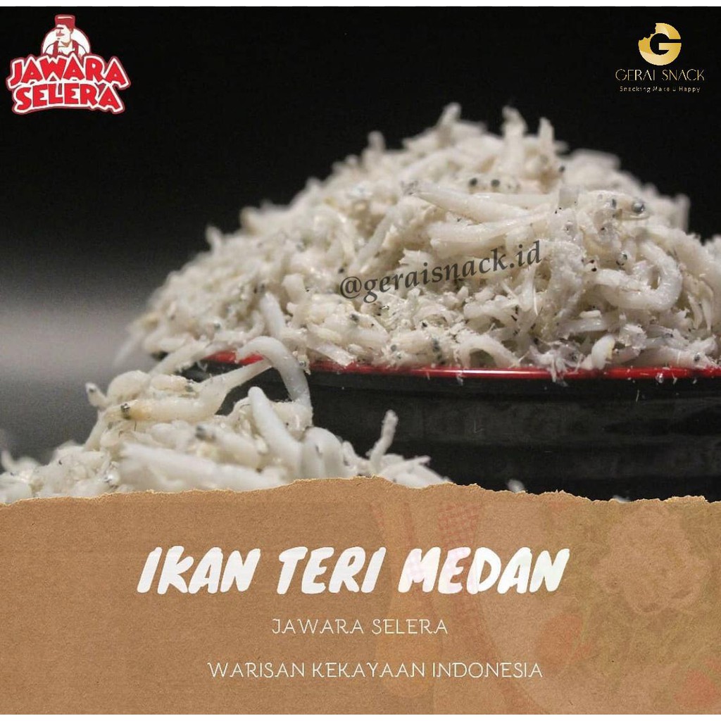 Sambal Teri Medan Home Made Jawara Selera Halal Terdaftar (135gr)