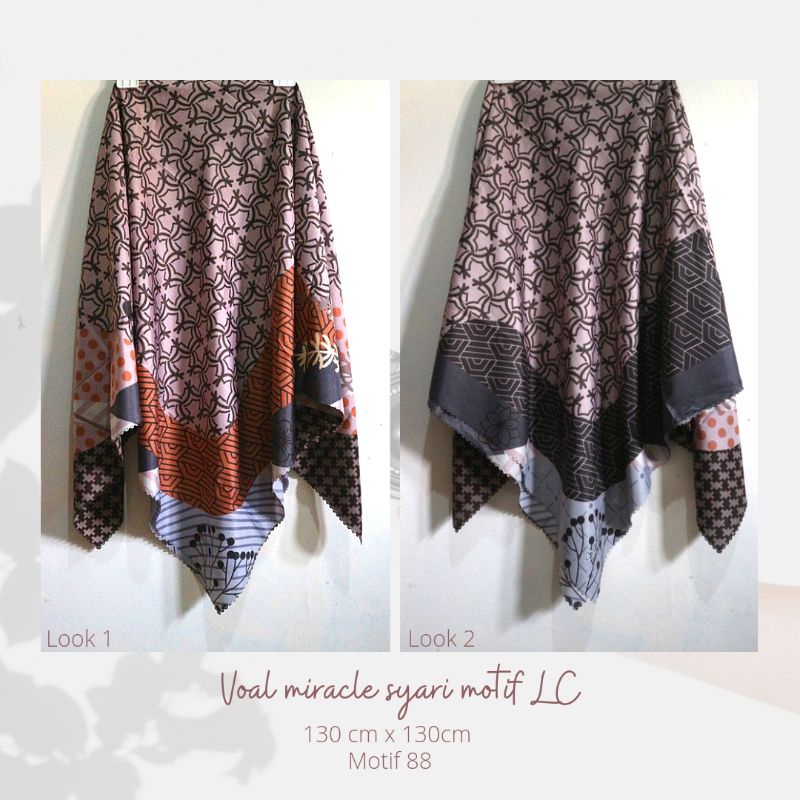 VOAL MIRACLE SYARI MOTIF UMAMA 130cm x 130cm PART 2-22