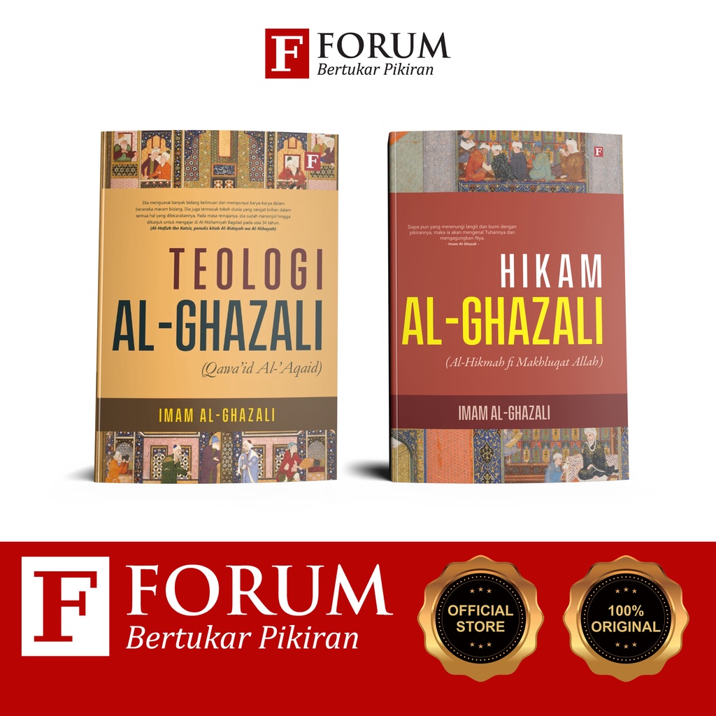 Jual Buku Paket Hikam Al Ghazali Dan Teologi Al Ghazali Imam Al