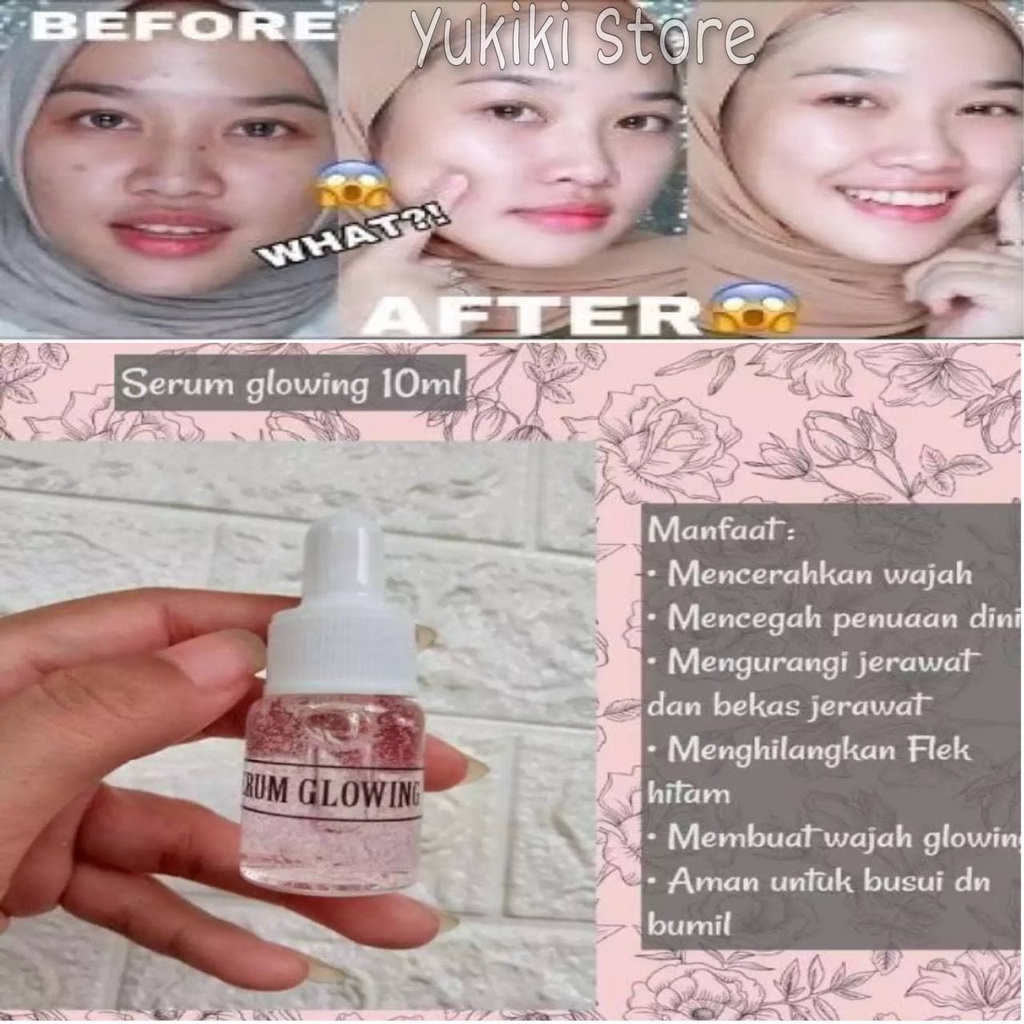 SERUM AJAIB GLOWING DALAM 5 MENIT - SERUM GLOWING PEEMUTIH 1O ml - SERUM GLOWING ORI - SERUM GLOWING ORIGINAL - SERUM GLOWING SERUM WAJAH - GLOWING SERUM - GLOWING SKIN - SERUM PEMUTIH KULIT WAJAH - SERUM PEMUTIH KULIT MUKA WAJAH GLOWING