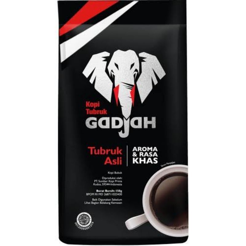 

KOPI TUBRUK GADJAH ASLI 150 G / KOPI HITAM / KOPI TUBRUK