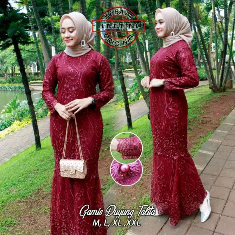 PRODUK ORIGINAL SET GAMIS DUYUNG TULLE/GAMIS MODERN/GAMIS MEWAH/GAMIS MURAH