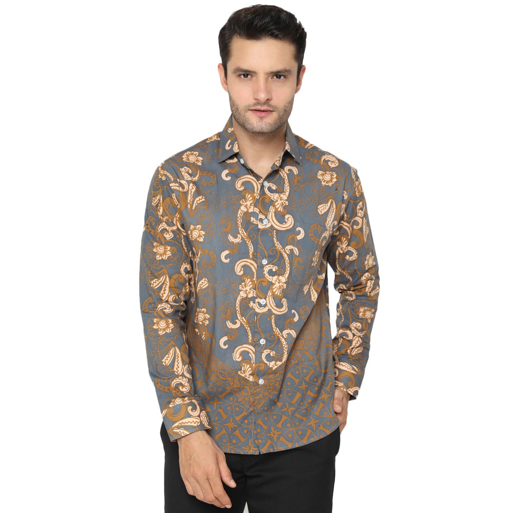 Agrapana Batik  Slim  Fit  Batik  Premium Kemeja Baju  Batik  