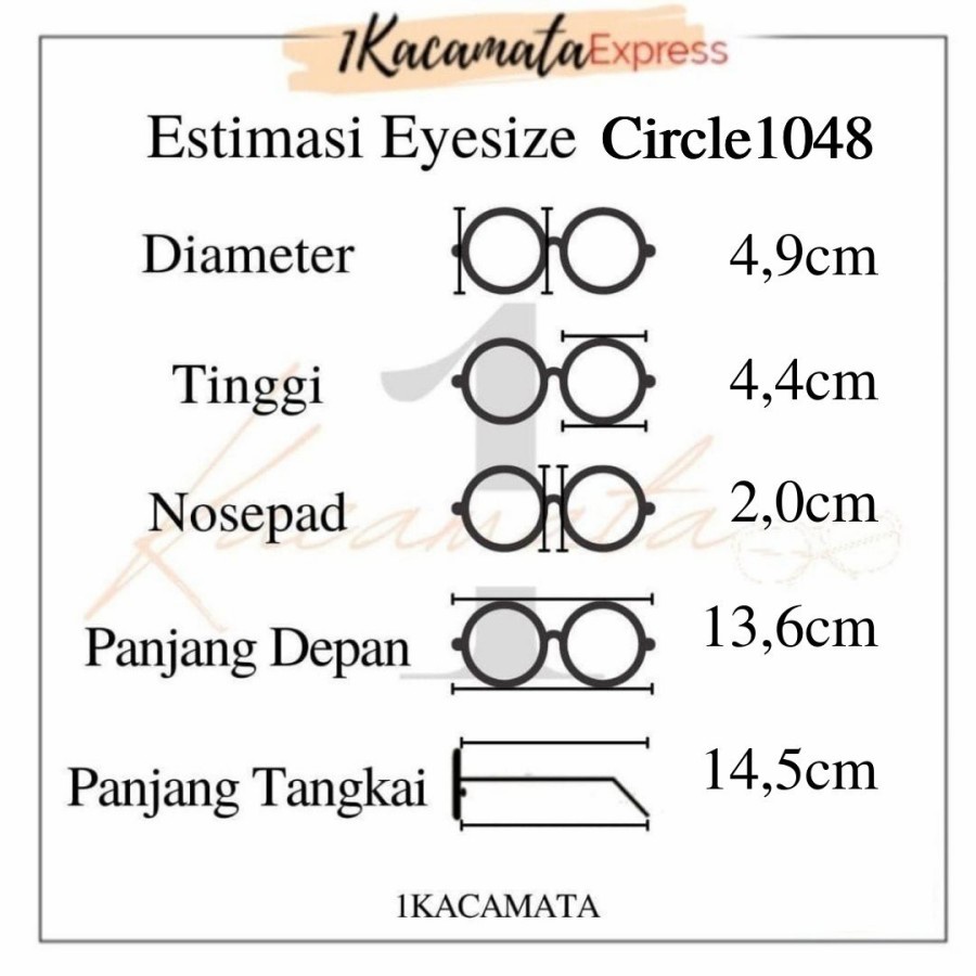 PAKET FRAME KACAMATA + LENSA ANTIRADIASI TYPE CAMELLA