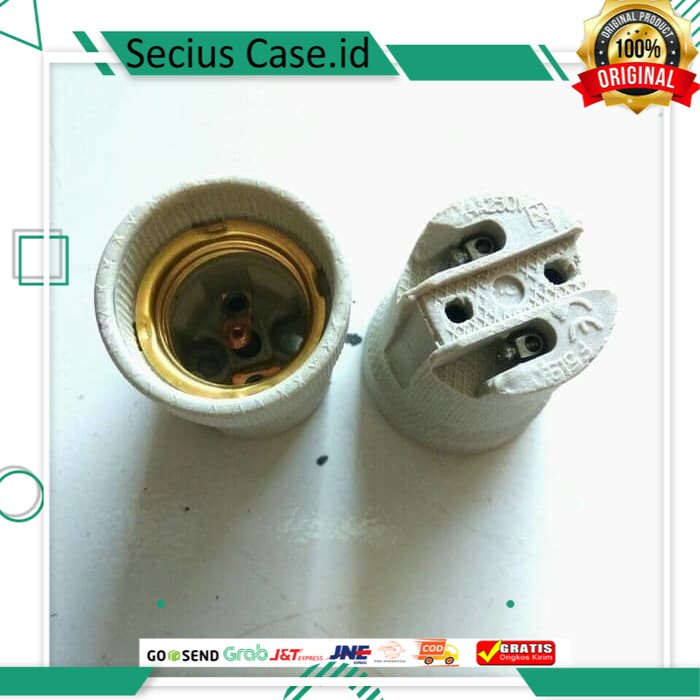 FITTING PITING KERAMIK E27 E 27 DOWNLIGHT