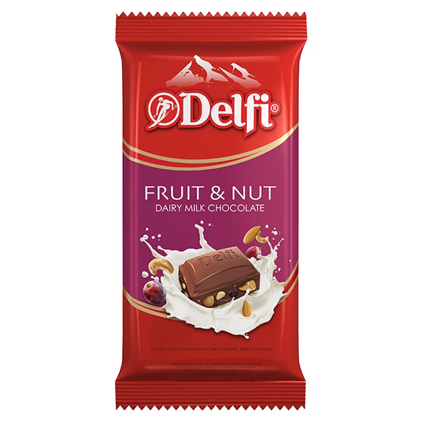 

DELFI Fruit & Nut Dairy Milk Chocolate - 155 gr