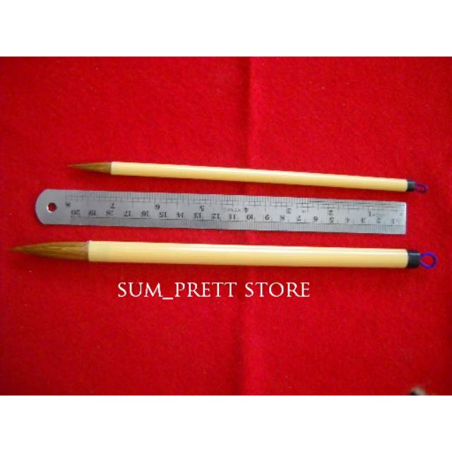 Fude atau kuas kaligrafi jepang untuk shodo