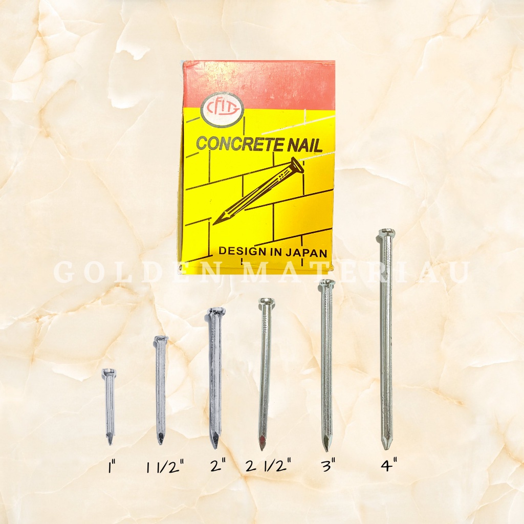 Paku Beton / Tembok Putih Per Kotak FIT /SJT