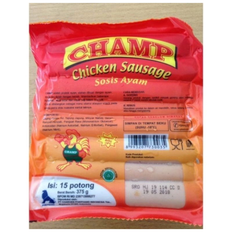 

Champ Sosis Ayam 375Gr