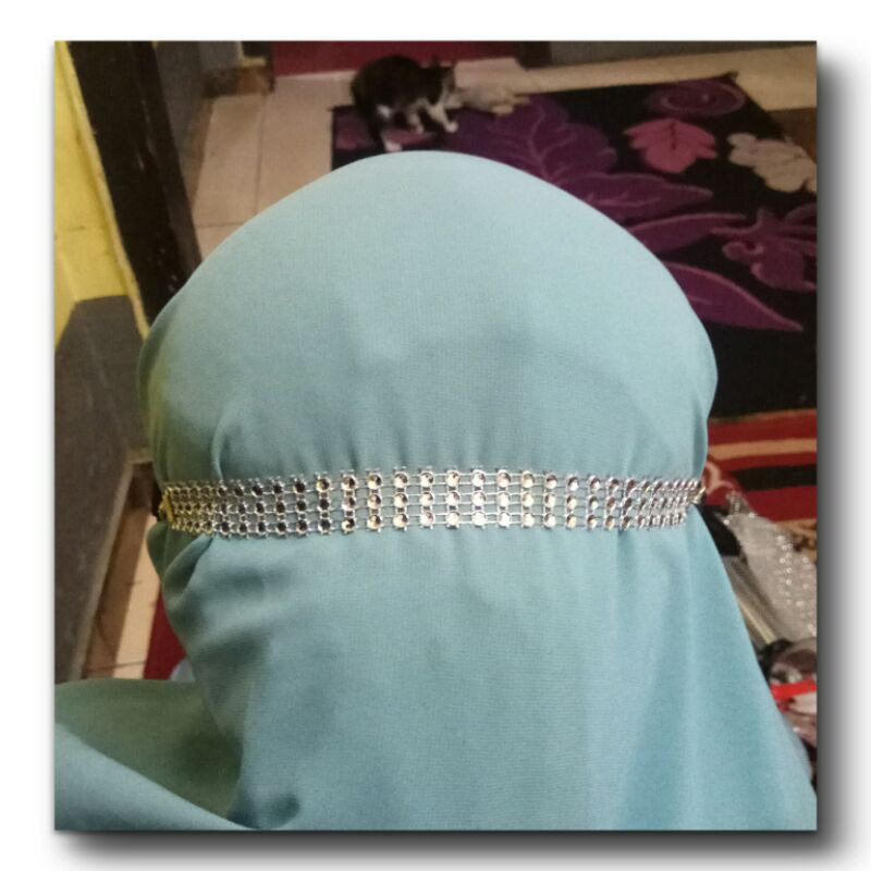 konektor mutiara brejy /konektor mutiara hijab/konektor masker/pengkait masker/penghubungkan masker